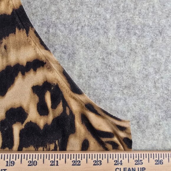 Jones New York Signature Woman 3X Tank Top Black/Beige Animal Print - Picture 6 of 6